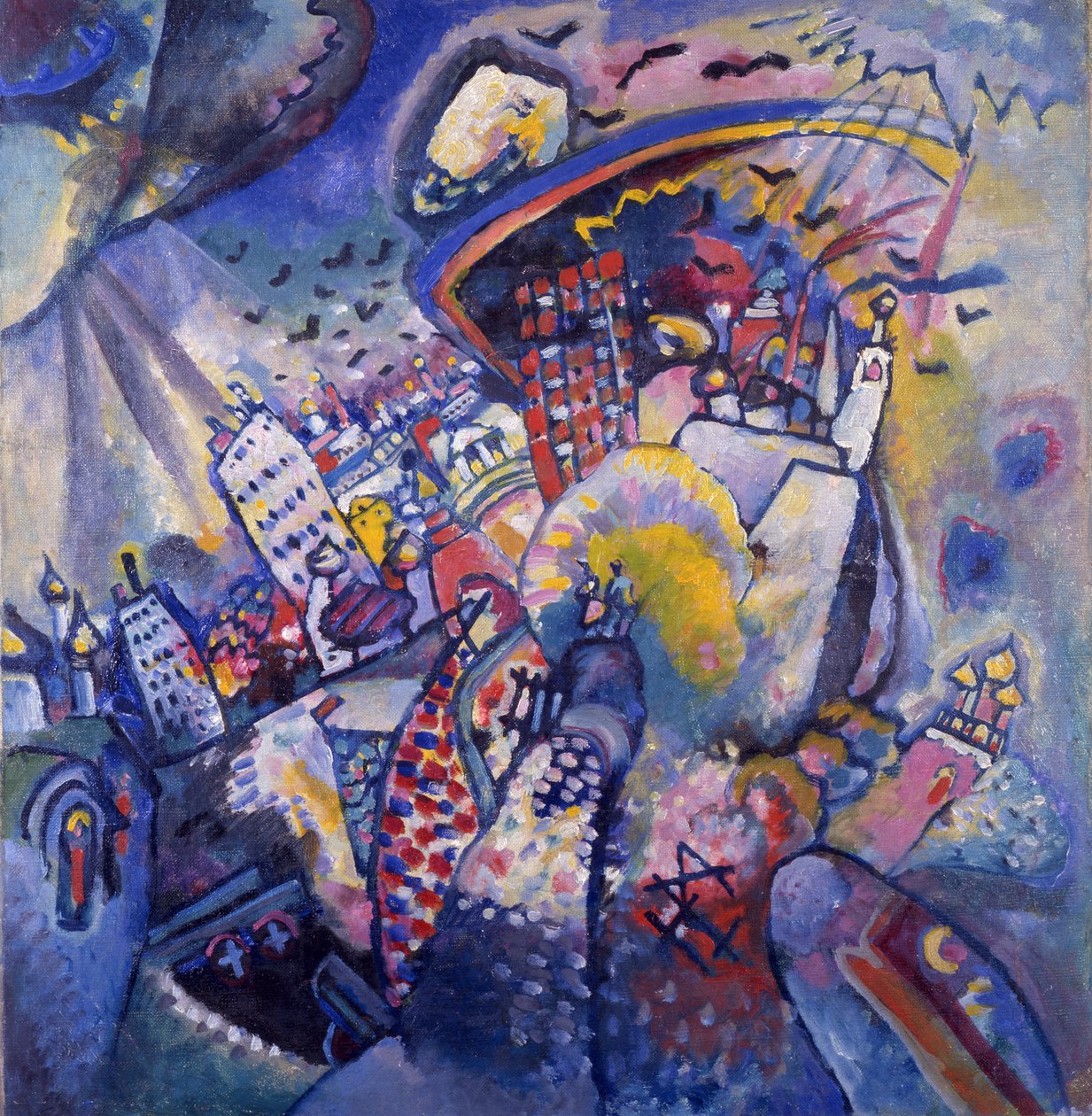 Roter Platz von Wassily Kandinsky