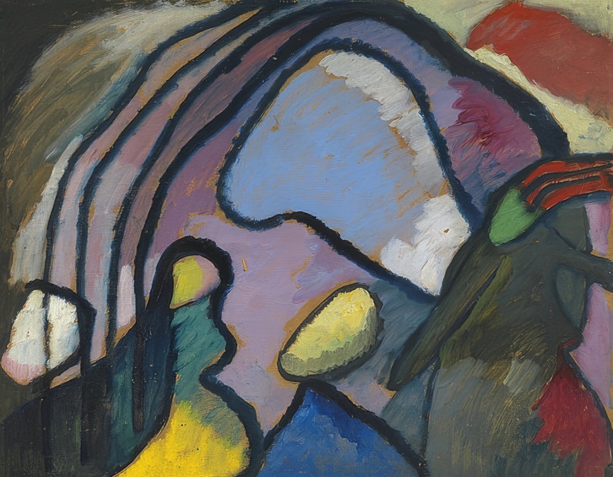 Studie für Improvisation 10 von Wassily Kandinsky