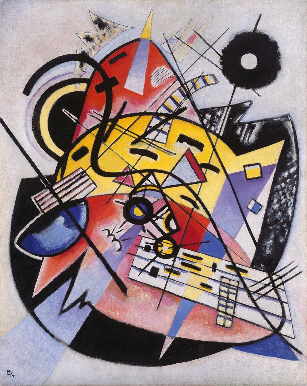 Weißer Punkt (Komposition 248) von Wassily Kandinsky