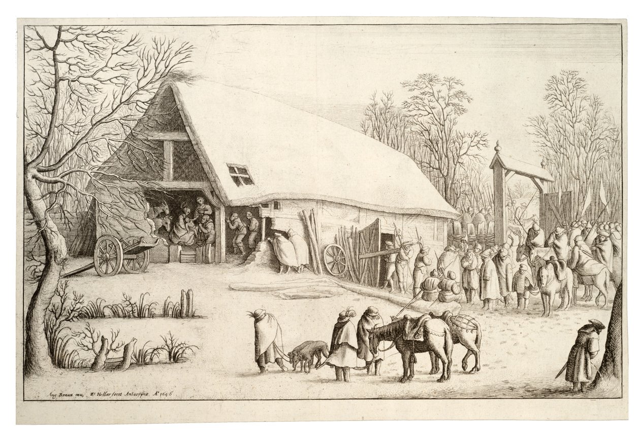 Anbetung der Könige von Wenceslaus Hollar