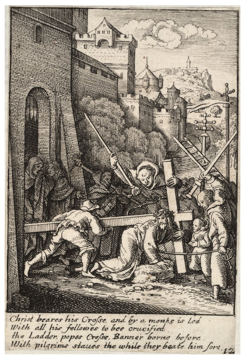 Kreuztragung von Wenceslaus Hollar