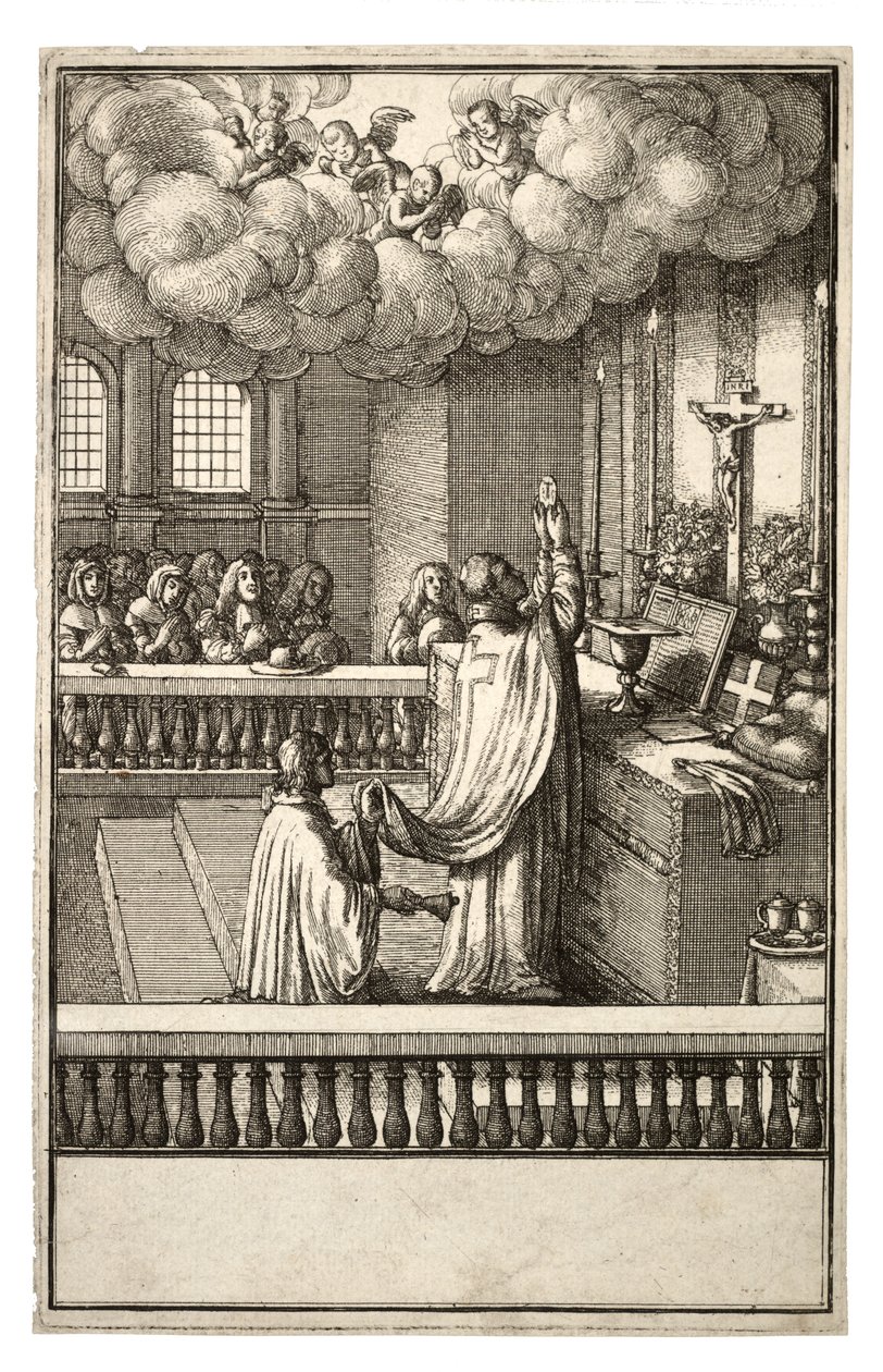 Erhebung der Hostie von Wenceslaus Hollar