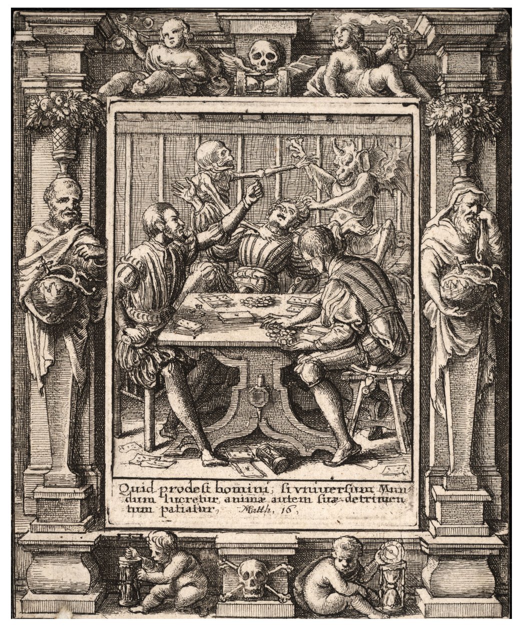 Spieler von Wenceslaus Hollar