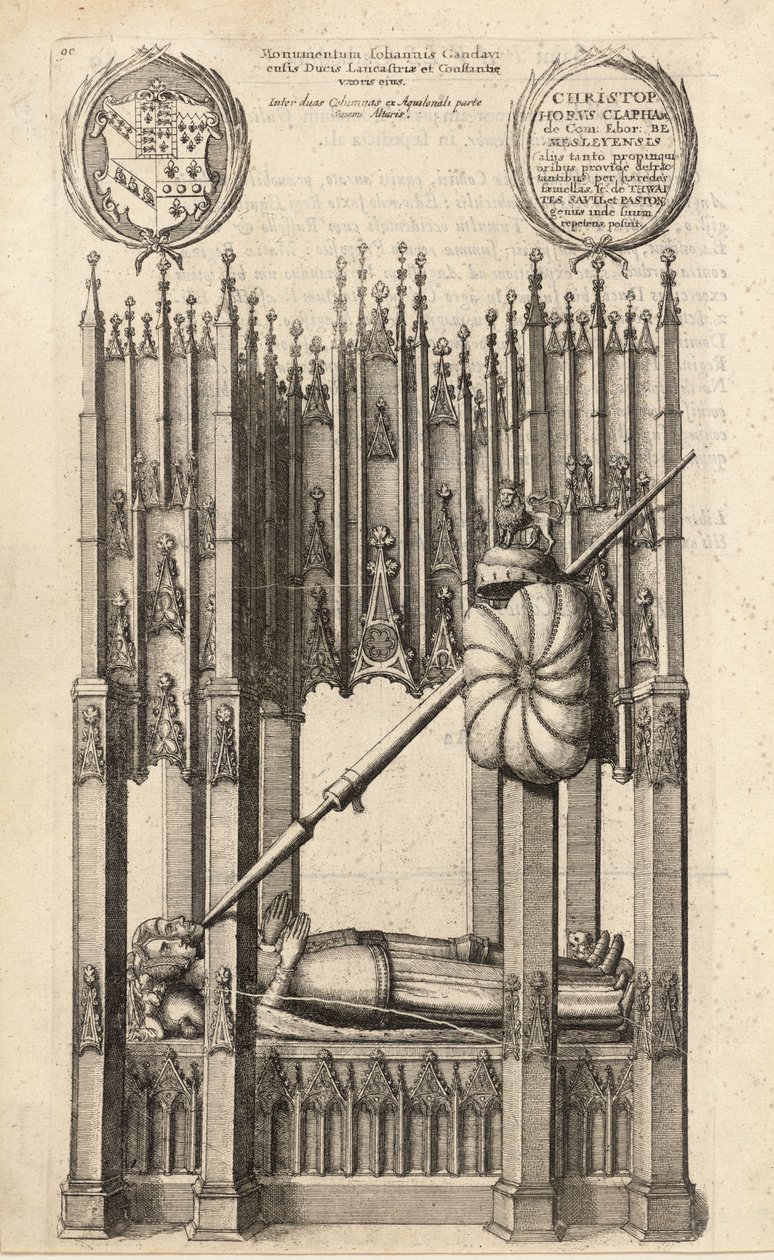 Johann von Gent (Denkmal) von Wenceslaus Hollar
