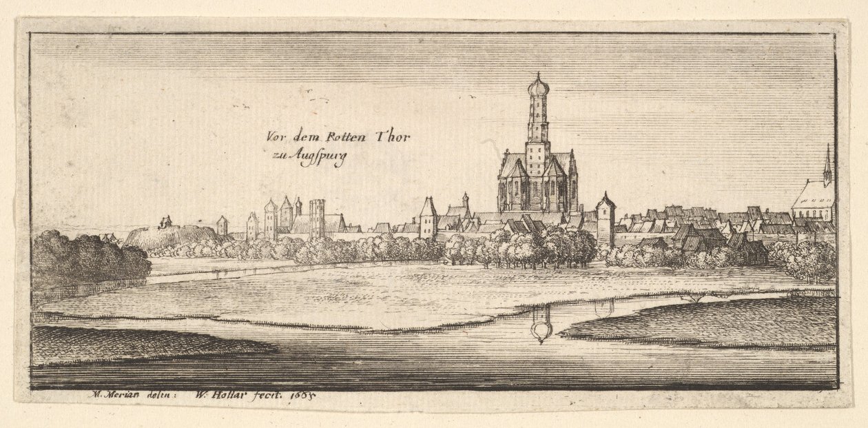 Augsburg, 1665 von Wenceslaus Hollar