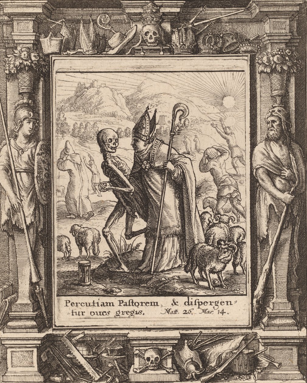Bischof, 1651 von Wenceslaus Hollar