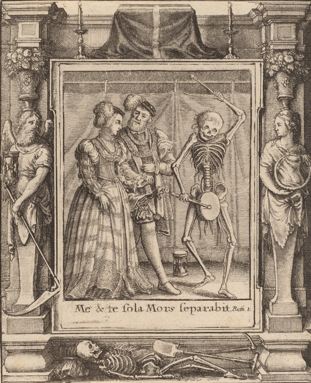 Brautpaar, 1651 von Wenceslaus Hollar