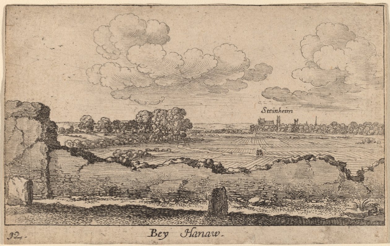 Hanau von Wenceslaus Hollar