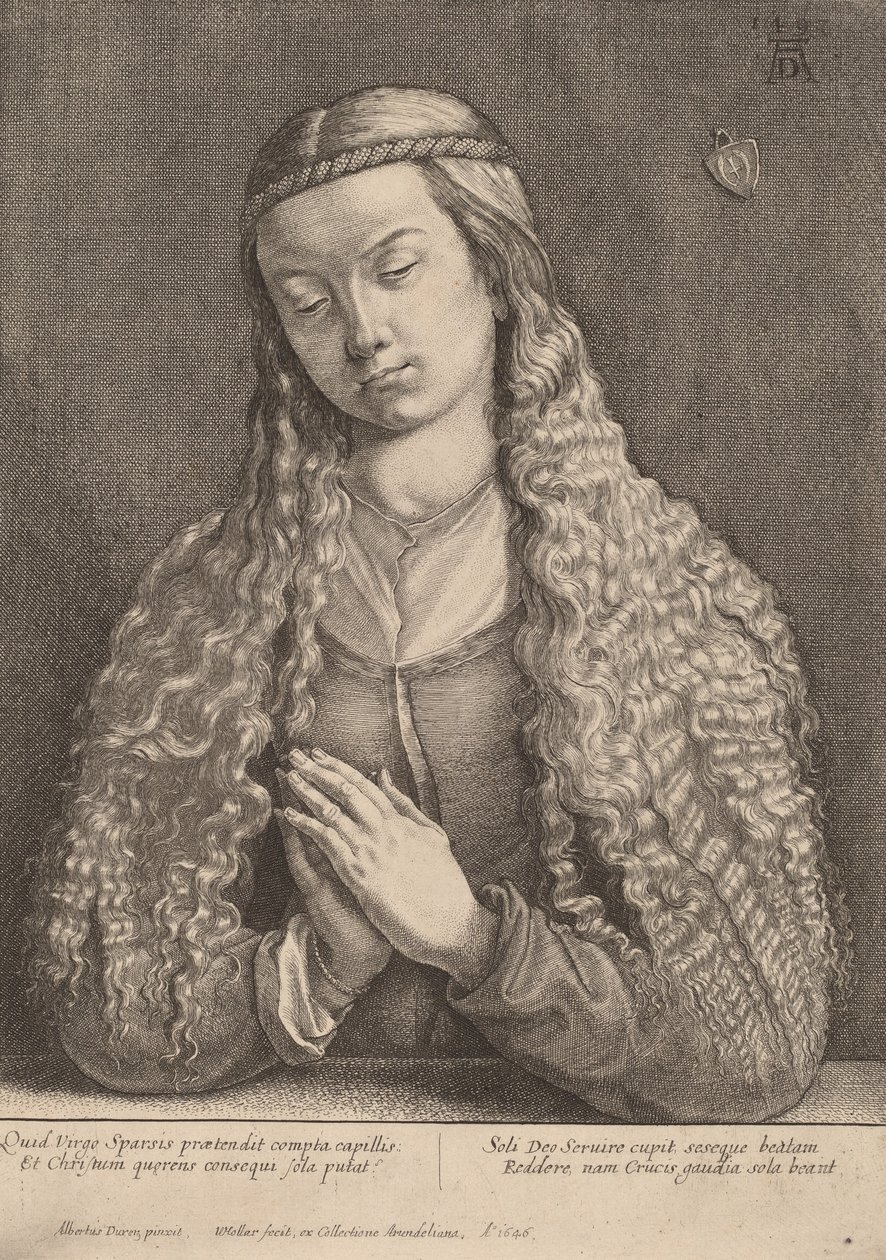 Katharine Furlegerin, 1646 von Wenceslaus Hollar
