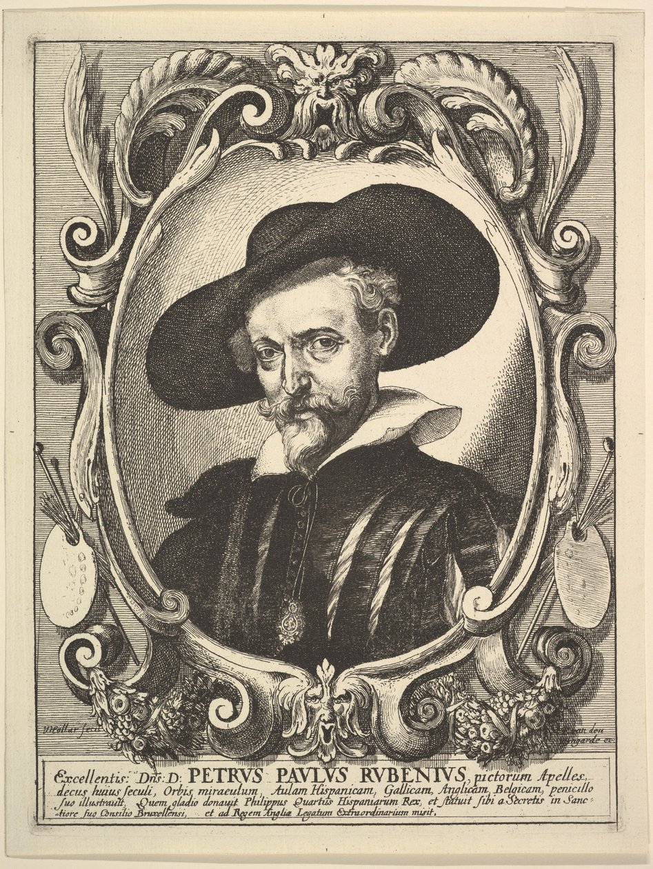 Peter Paul Rubens Petrus Paulus Rubenius, 1625-77 von Wenceslaus Hollar