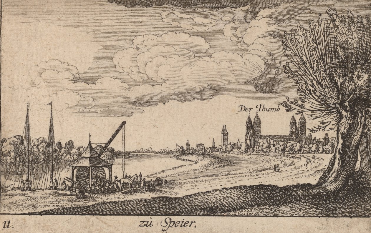 Speyer, 1635 von Wenceslaus Hollar