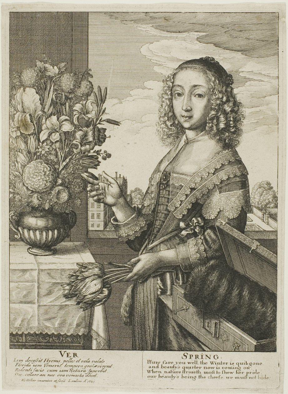 Frühling von Wenceslaus Hollar
