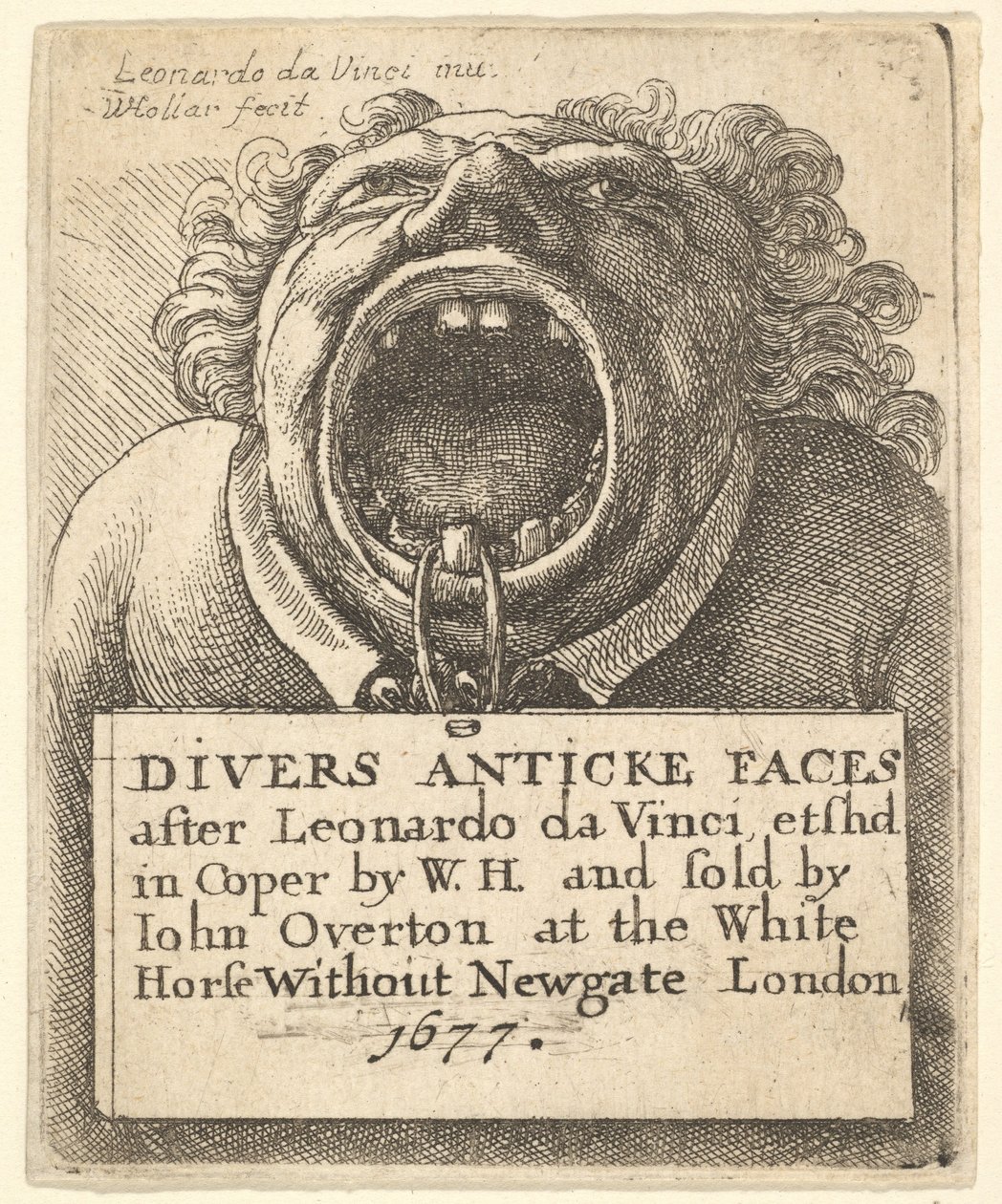 Titelseite, Divers Anticke Faces, 1677 von Wenceslaus Hollar