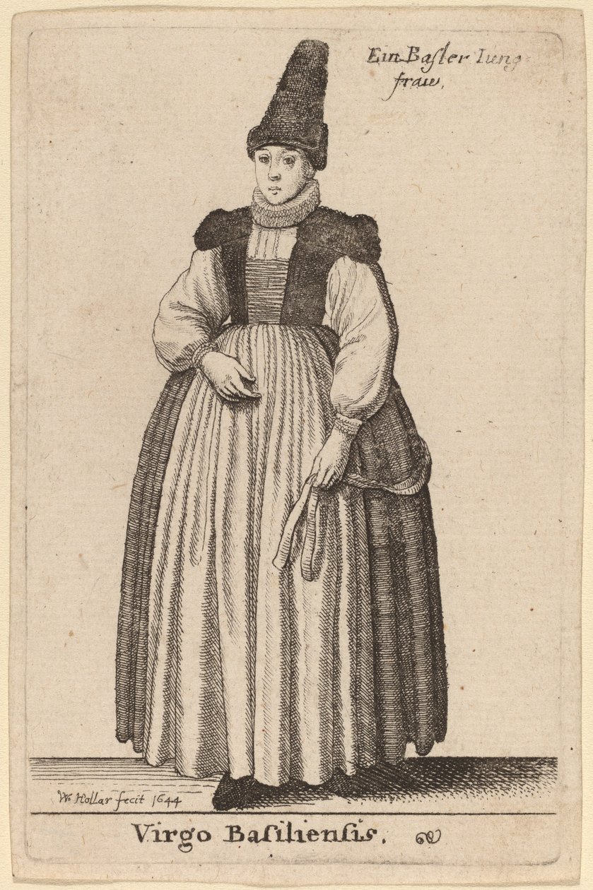 Virgo Basiliensis von Wenceslaus Hollar