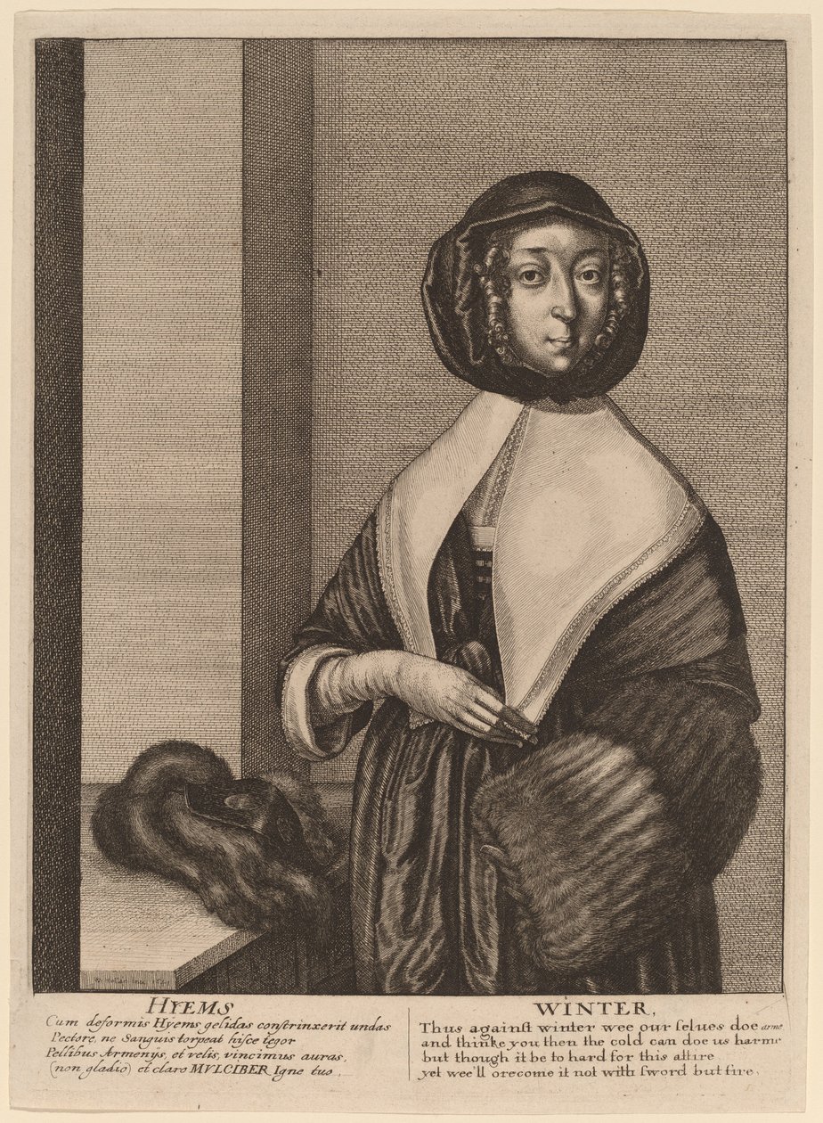 Winter von Wenceslaus Hollar