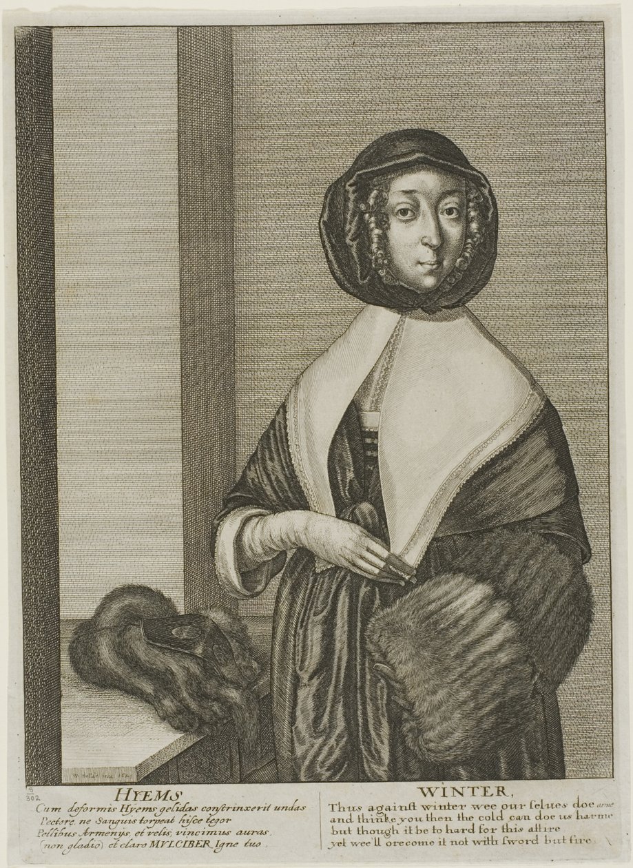 Winter von Wenceslaus Hollar