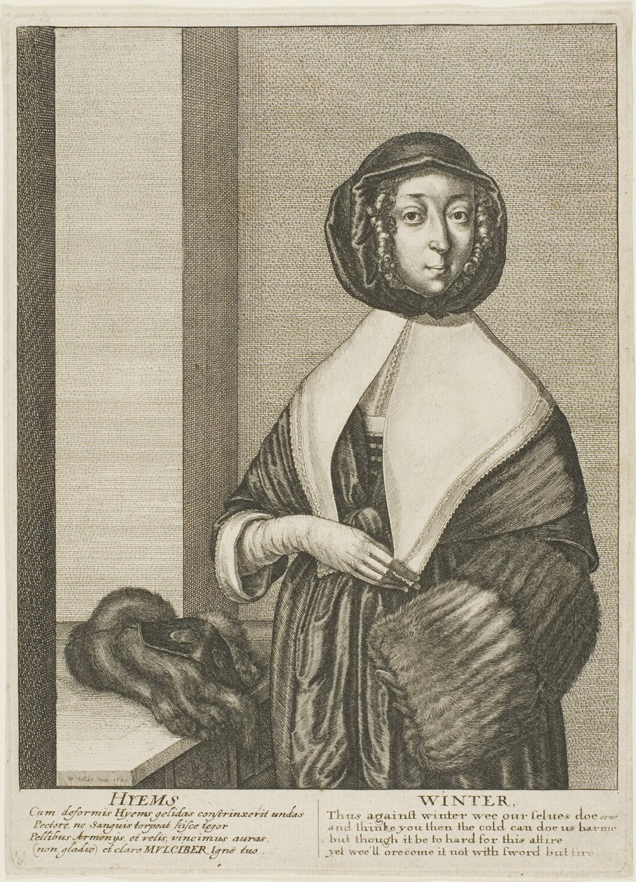 Winter von Wenceslaus Hollar