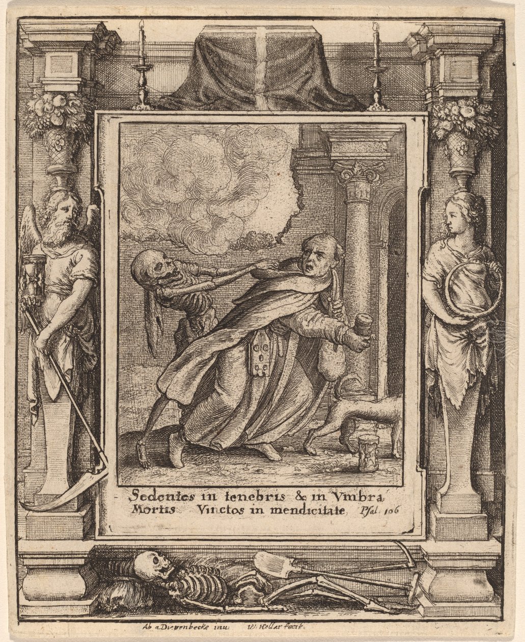 Mönch von Wenceslaus Hollar after Hans Holbein the Younger after Abraham van Diepenbeeck