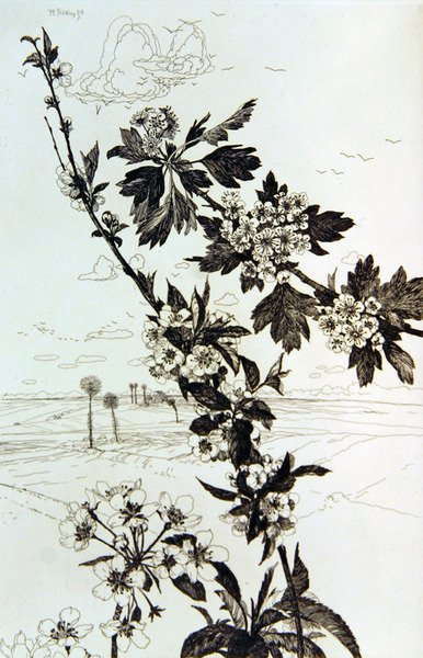 Frühling von Wenzel Hablik