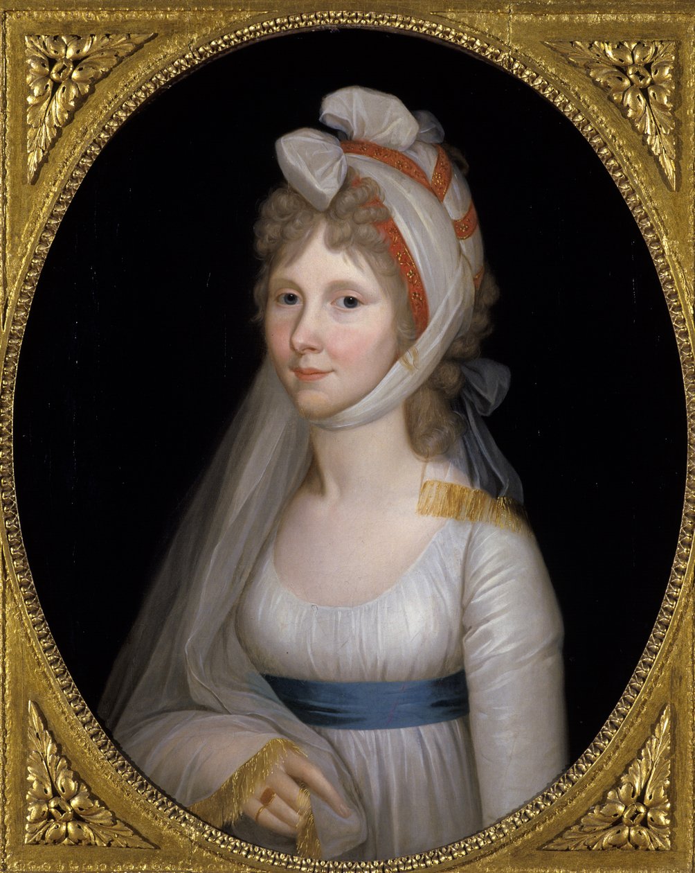 Auguste, Erbprinzessin von Hessen-Kassel, um 1800 von Wilhelm Baettner