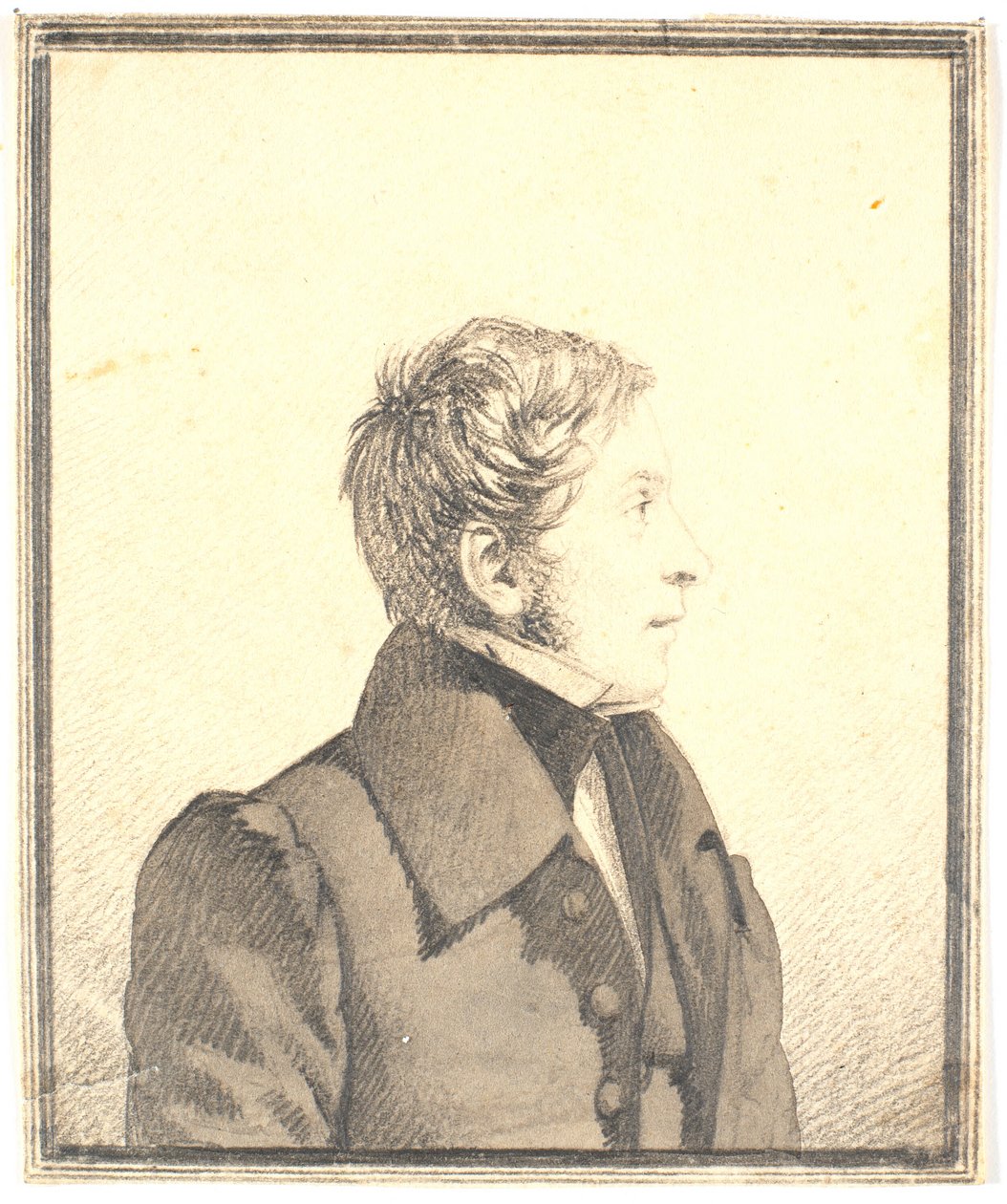 Porträt von Etatsraad Michael Raffenberg von Wilhelm Bendz