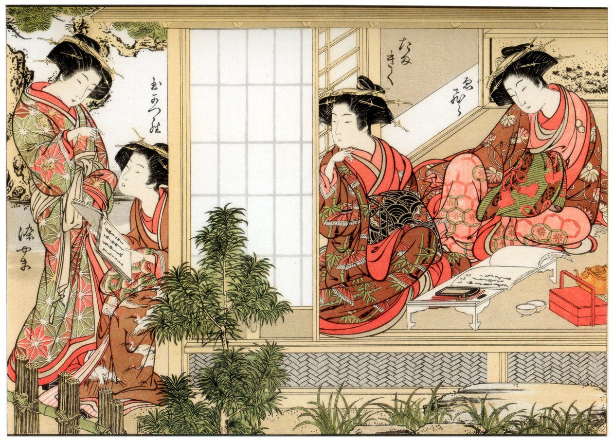 Japanische Schönheiten, 1776, 1886 von Wilhelm Greve