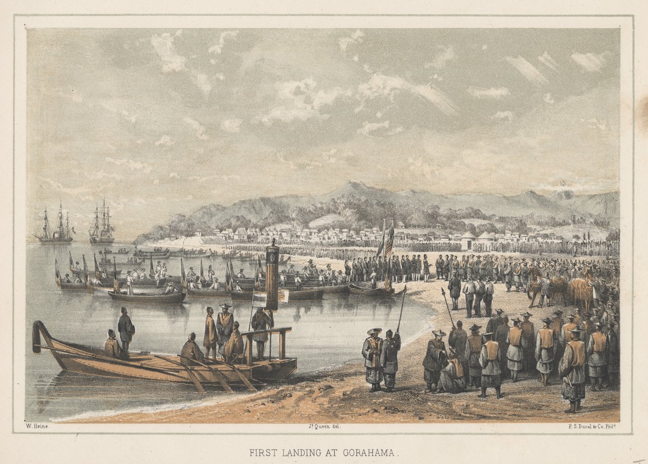 Erste Landung in Gorahama von Wilhelm Joseph Heine