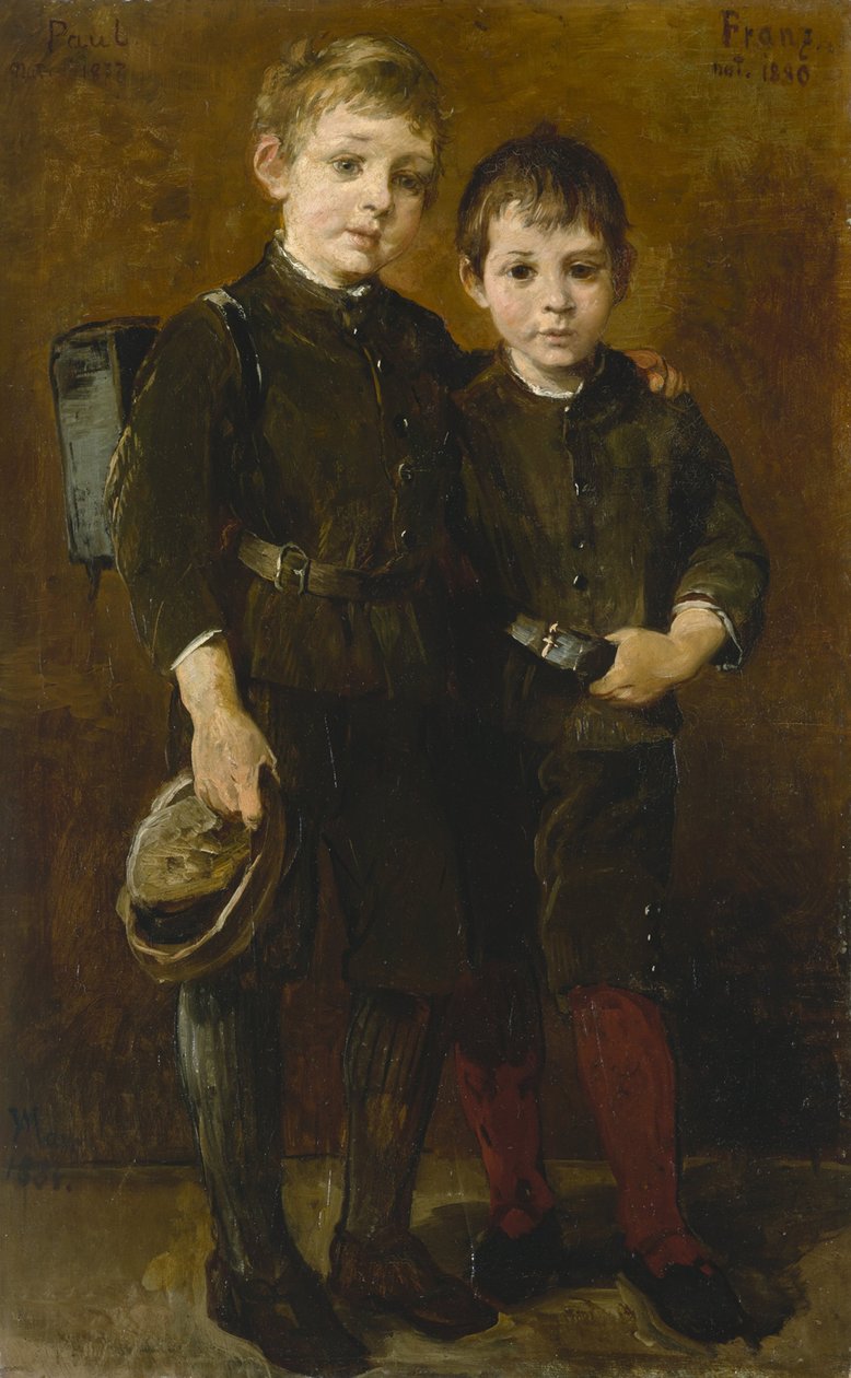 Bildnis der Söhne des Künstlers von Wilhelm Marc