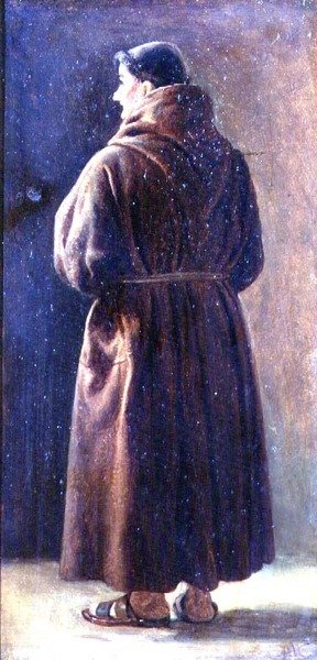 Ein Mönch, Rom von Wilhelm Marstrand
