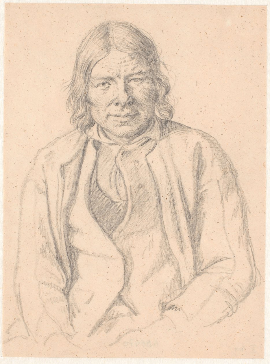 Brustbild eines schwedischen Bauern von Wilhelm Marstrand