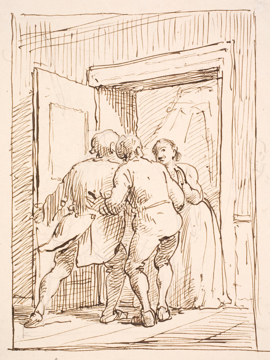 Ein Skandal von Wilhelm Marstrand