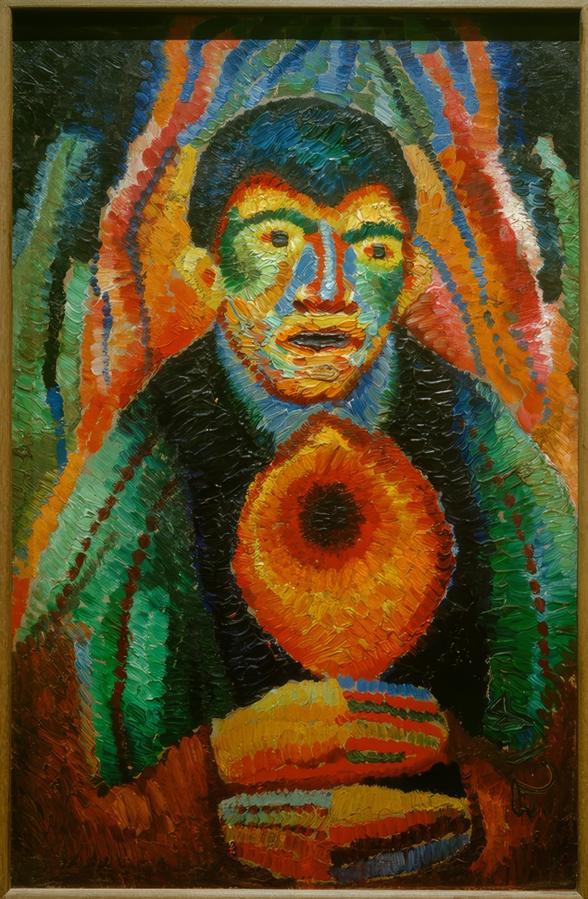 Selbstbildnis VIII von Wilhelm Morgner