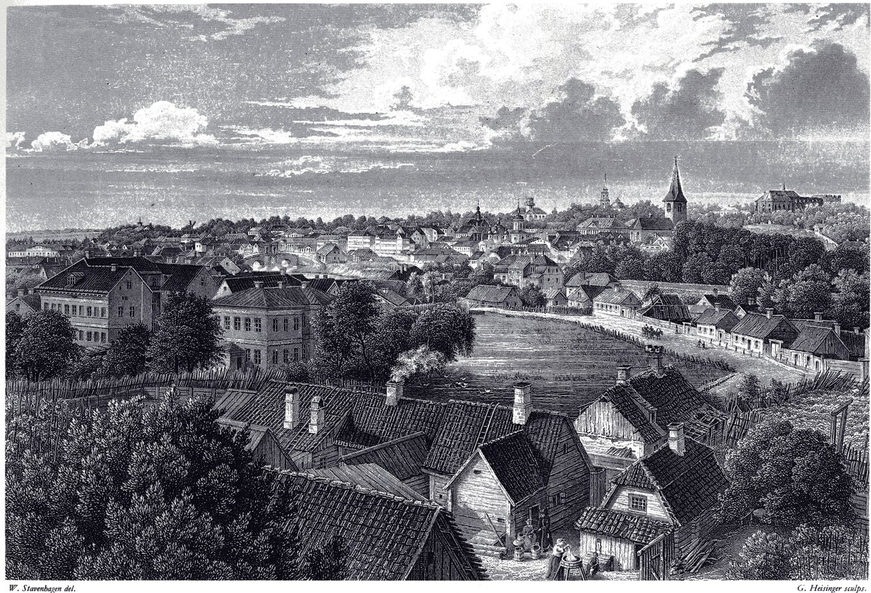 Ansicht von Dorpat von Wilhelm Siegfried Stavenhagen