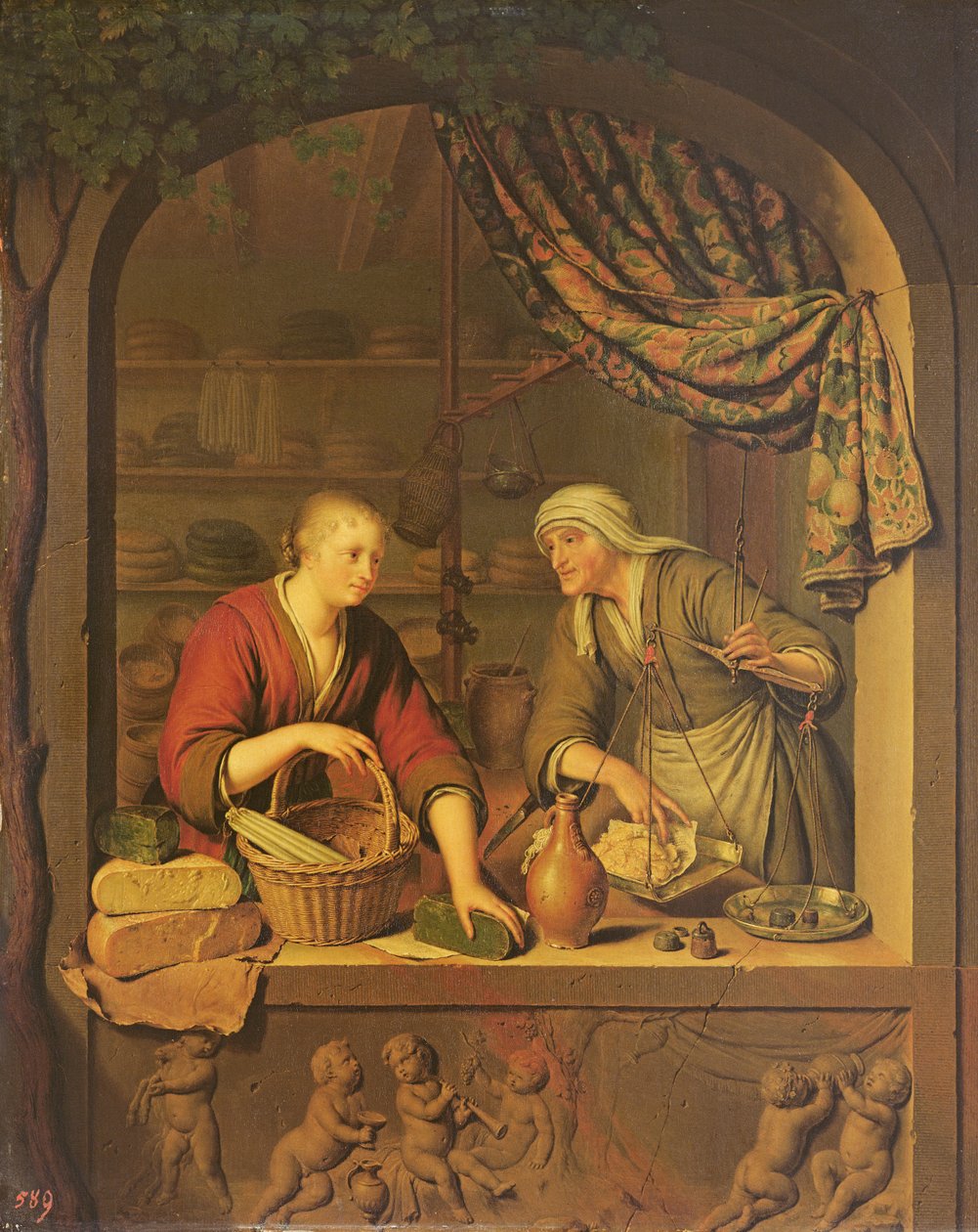 Der Laden von Willem Van Mieris