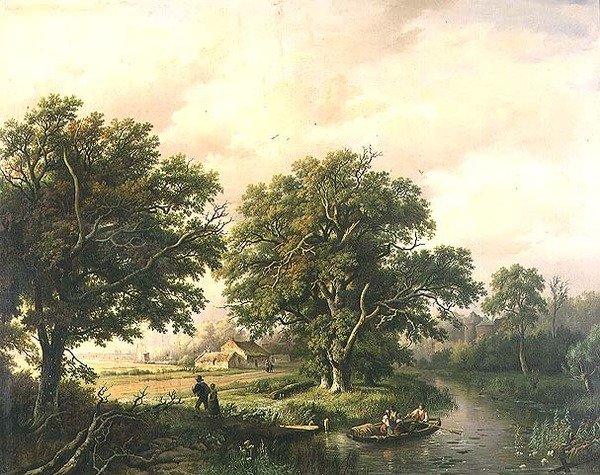Flusslandschaft von Willem Bodeman