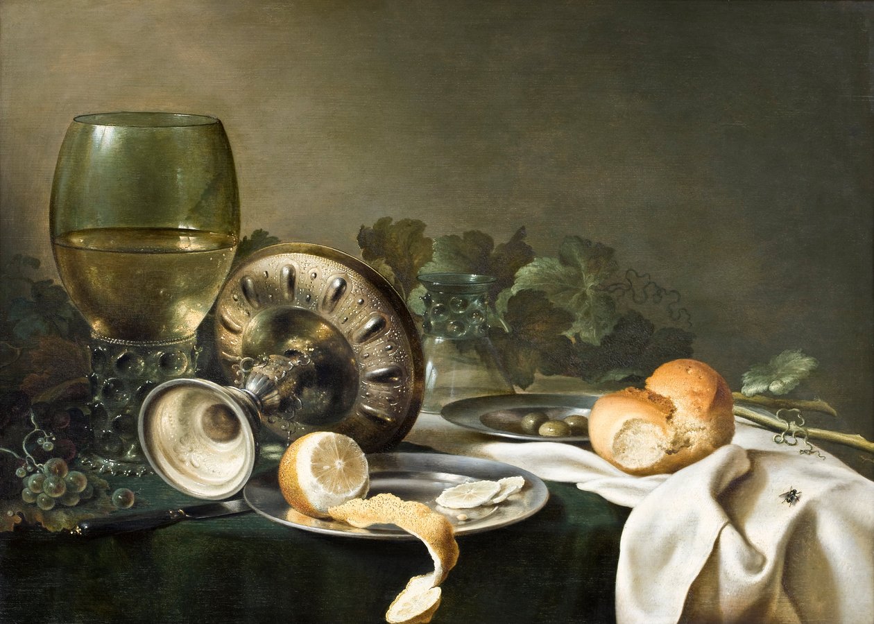 Stillleben, ca. 1630 von Willem Claesz. Heda