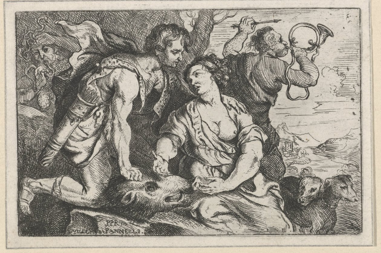 Meleager und Atalanta von Willem Panneels