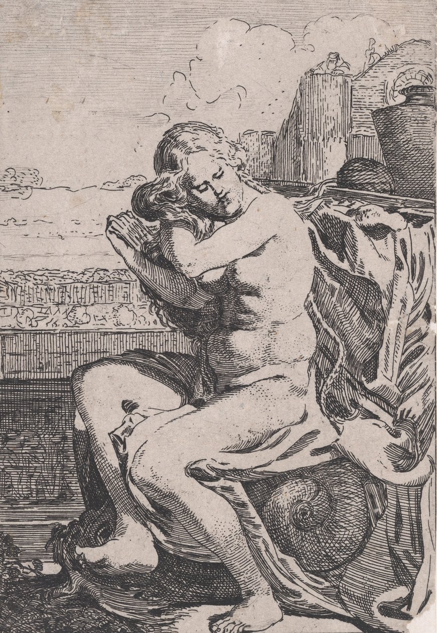 Bathseba kämmt ihr Haar, ca. 1615 von Willem Pietersz. Buytewech
