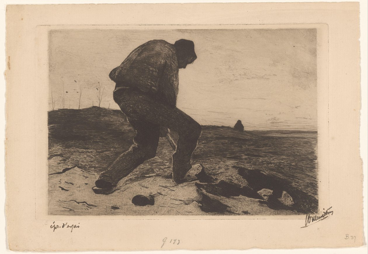 Pfahlbauer von Willem Witsen (signed by artist)