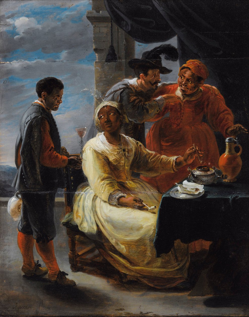Der Tabakverkoster von Willem van Herp the Elder