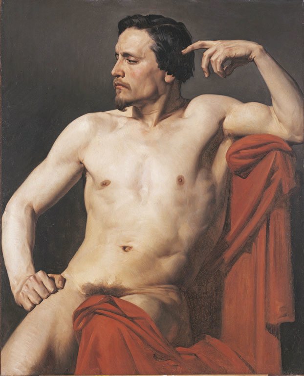 Halbfigur gemalt von William Adolphe Bouguereau