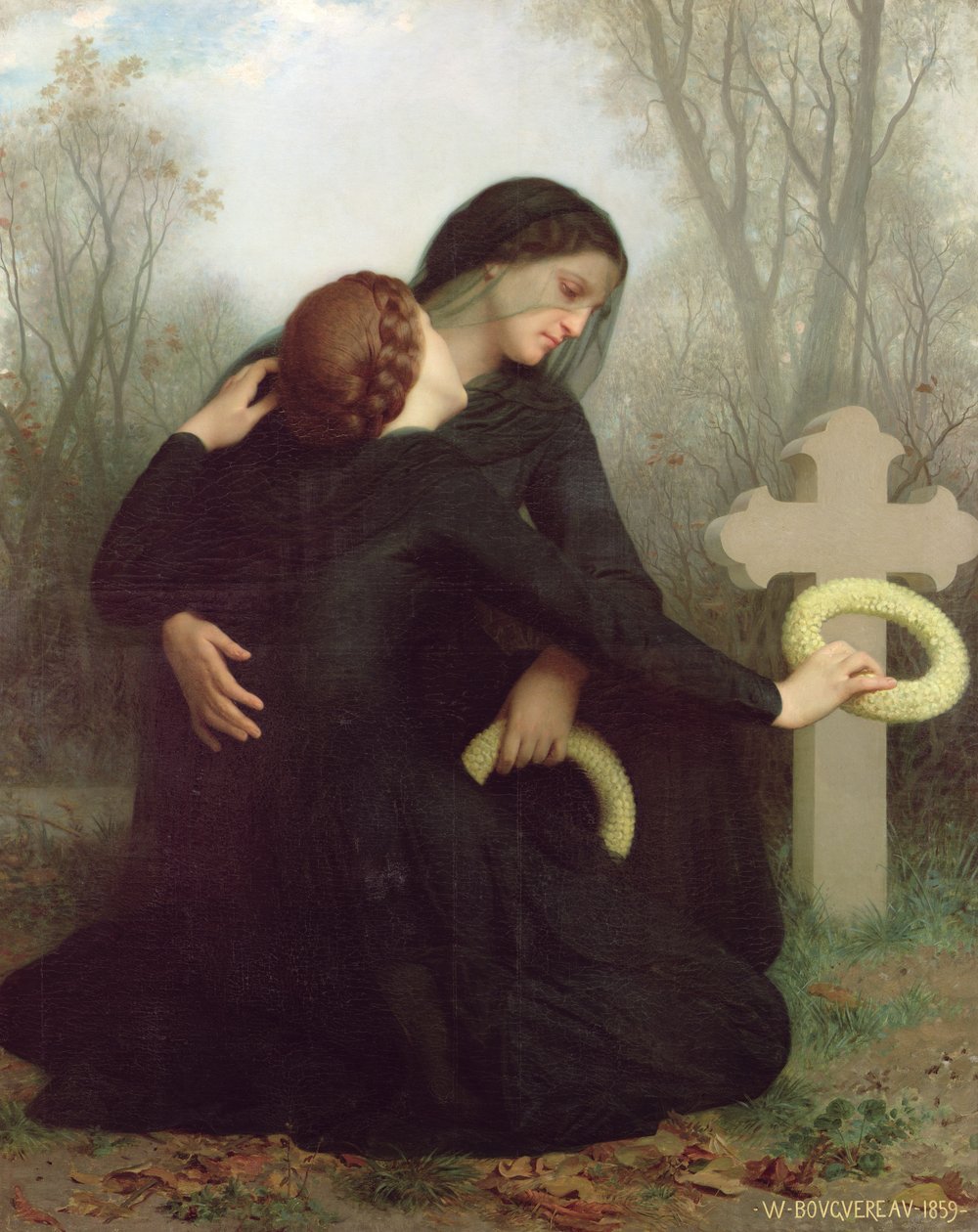Der Tag der Toten (Allerheiligen) 1859 von William Adolphe Bouguereau