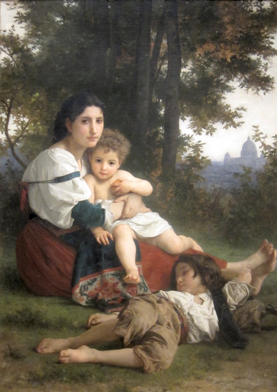 Ruhe von William Adolphe Bouguereau