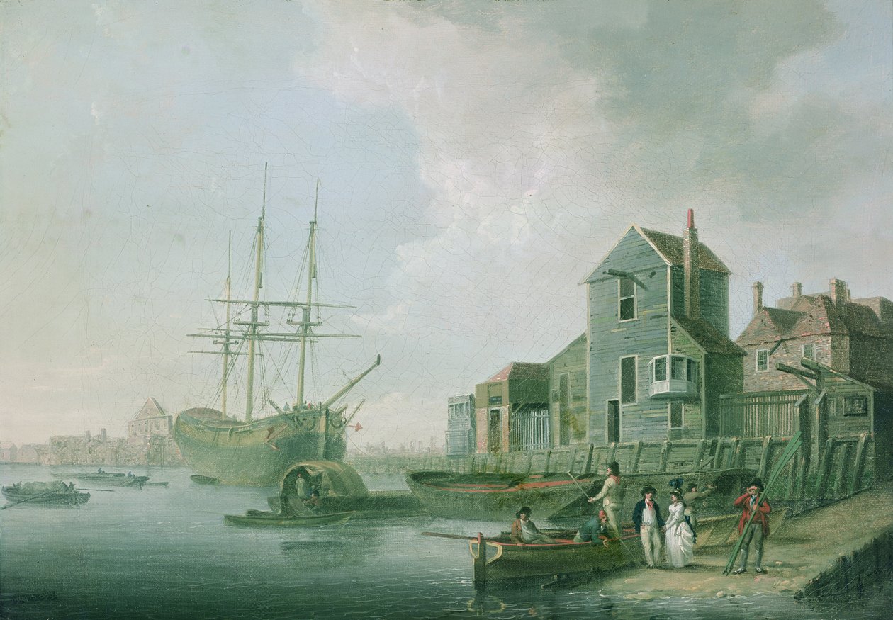 Ansicht in der Nähe von Deptford von William Anderson