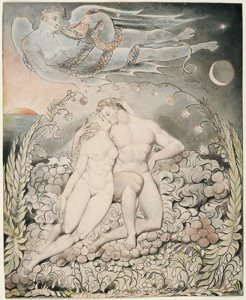 Das verlorene Paradies von William Blake