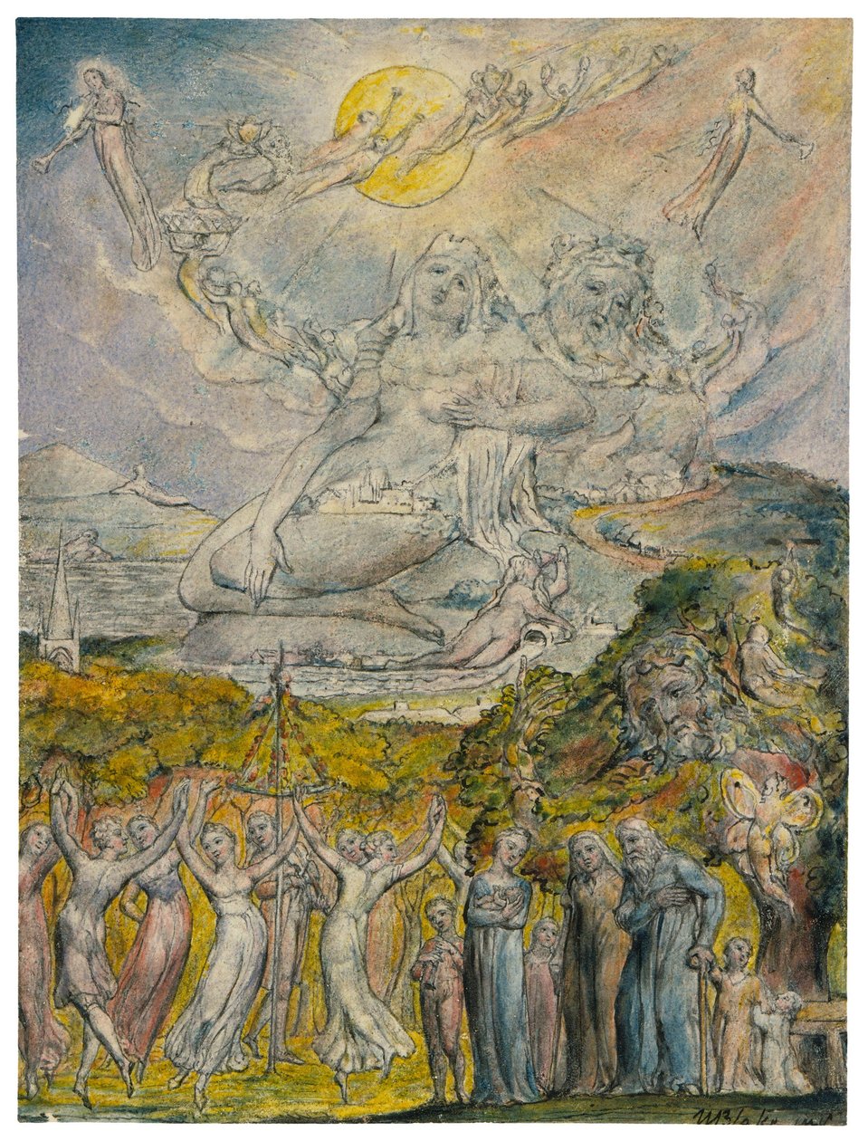 Ein Sonnenschein-Urlaub von William Blake