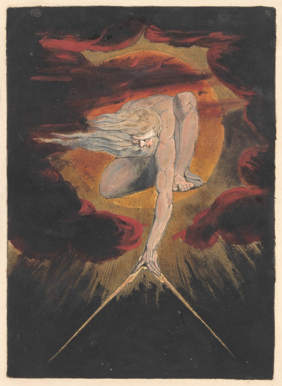 Europa. Eine Prophezeiung, Platte 1, Frontispiz von William Blake