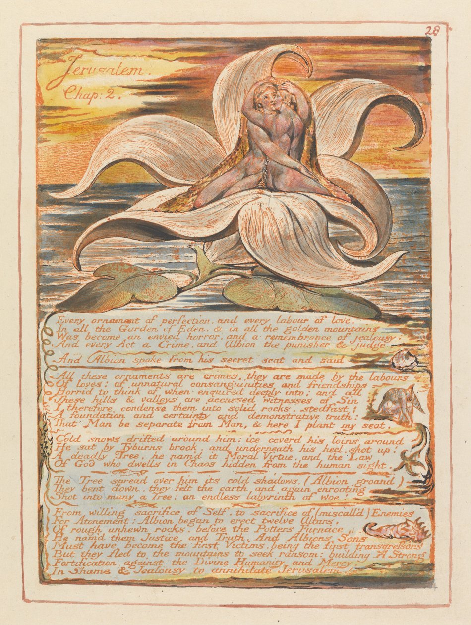 Jerusalem, Tafel 28 von William Blake