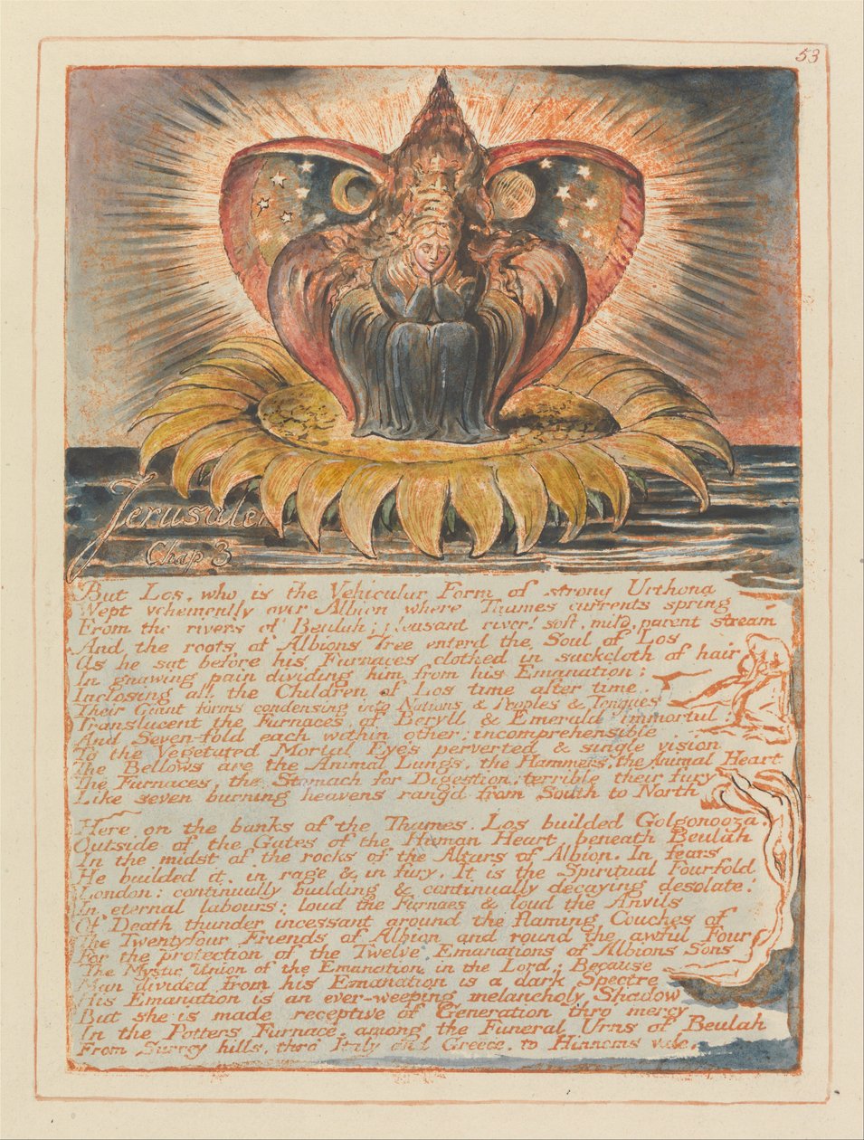 Jerusalem, Tafel 53, Kapitel 3 von William Blake