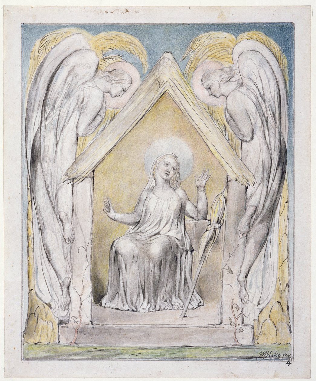 Marias Klage um Christus, Illustration aus 